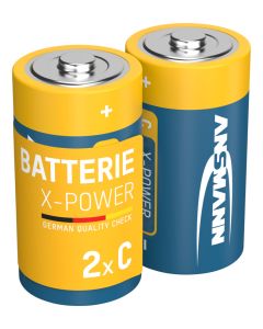X-Power Alkaline Batterie Baby C / LR14 2er Papierblister