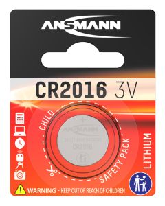 Lithium Knopfzelle CR2016