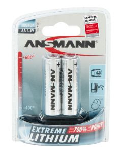 Lithium Batterie Mignon AA / FR6 2er Blister
