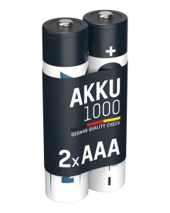  NiMH Akku Micro AAA Typ 1000 (min. 950 mAh) 2er Blister